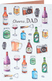 Father's Day greeting card for Dad from UK Greetings, featuring a heartfelt design and colorful artwork on the front.