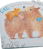 Father's Day greeting card for dad from daughter with cute bear design and envelope, by UK Greetings.