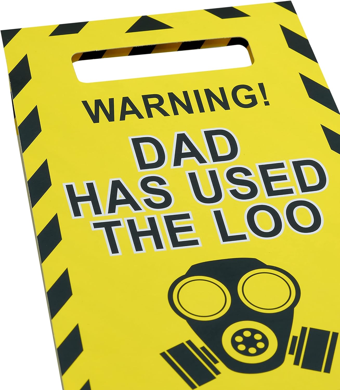 Humorous Father's Day greeting card for Dad with envelope, UK Greetings, featuring funny design and lively colors.