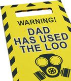 Humorous Father's Day greeting card for Dad with envelope, UK Greetings, featuring funny design and lively colors.