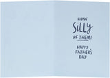 Father's Day greeting card for dad featuring a cute cartoon design and envelope by UK Greetings.