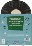 Father's Day greeting card for Grandad with record design and envelope, from UK Greetings, featuring a music-themed illustration.