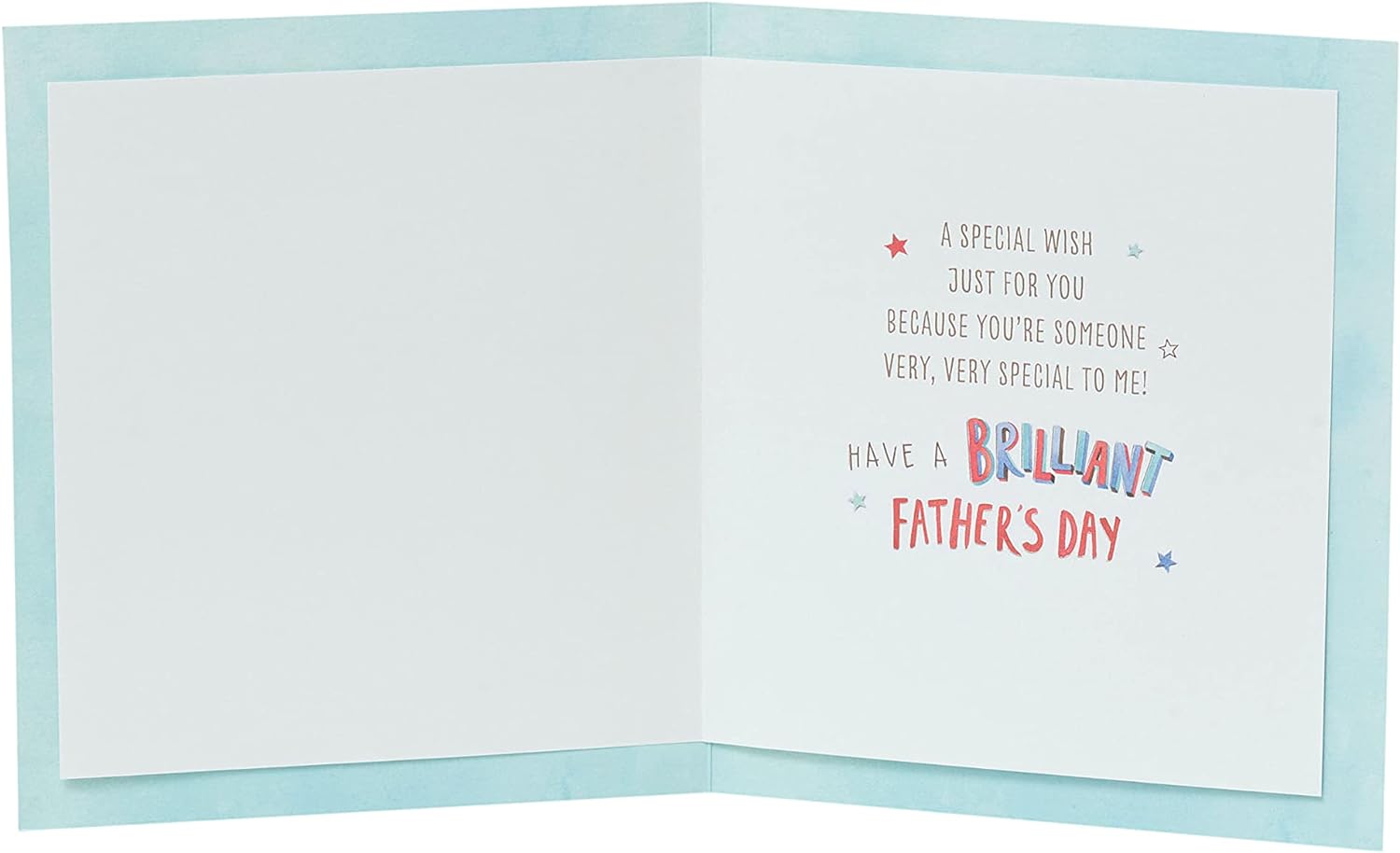 Father's Day greeting card with a "Lots Of Woof" dog design and envelope, featuring playful dog illustrations on the front.