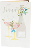 Festive greeting card featuring a bubbly Christmas design from UK Greetings, perfect for sending holiday cheer to a friend.