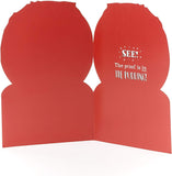 Christmas greeting card featuring a festive illustration and the message "For a Brilliant Son" from UK Greetings.
