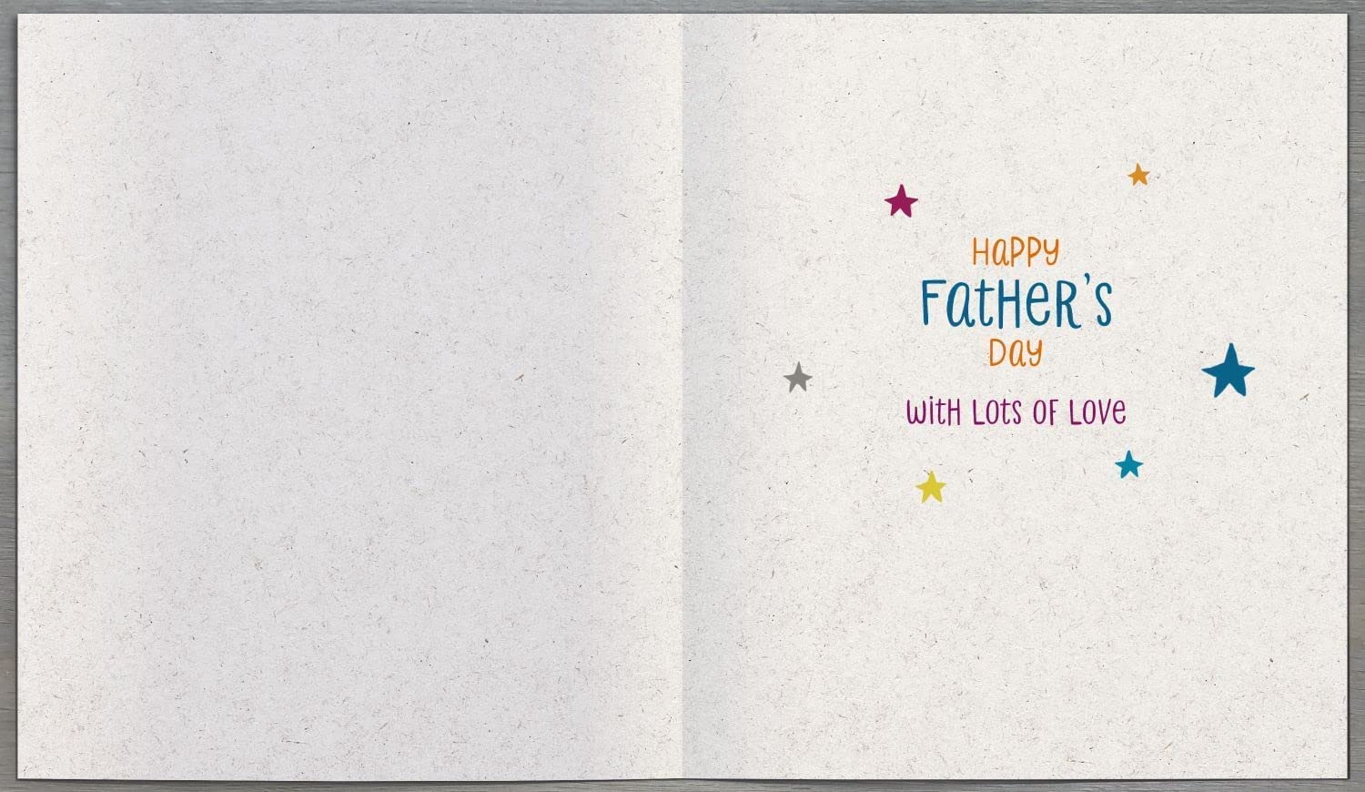 Father's Day greeting card from UK Greetings featuring "From The Bump Dad To Be" message with playful design and heartfelt sentiment.