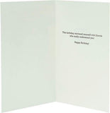 Humorous birthday greeting card for men celebrating milestone ages, featuring funny age-themed illustrations from UK Greetings.