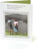 Funny pub walk birthday greeting card by UK Greetings featuring humorous illustrations for celebrating with laughter.