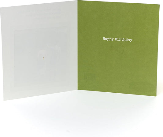 Funny pub walk birthday greeting card from UK Greetings featuring humorous design and cheerful birthday message.