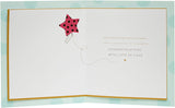 Gold foil daughter exam success congratulation greeting card from UK Greetings, featuring elegant design and heartfelt message.