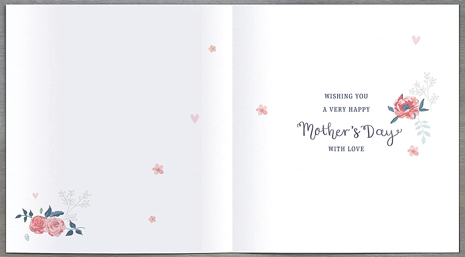 Gold foil Happy Mother’s Day love greeting card with floral design by UK Greetings, featuring elegant lettering and decorative accents.