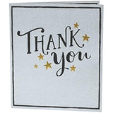 Gold Stars Thank You Card from UK Greetings, a cheerful greeting card with gold star accents and "Very Much Thank You" message.