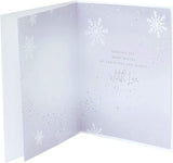 Festive greeting card for granddaughter with heartfelt Christmas wishes, featuring holiday-themed designs by UK Greetings.