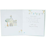 Elegant Grandson Christening Day greeting card by UK Greetings featuring a heartfelt design for special occasion wishes.