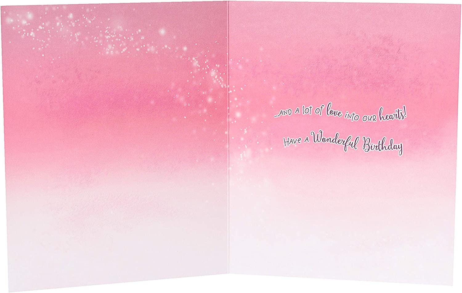 Colorful Happy Birthday Daughter spellbound fairy greeting card with whimsical fairy illustration and cheerful design.