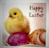 Set of five Happy Easter greeting cards by UK Greetings featuring colorful, festive designs for celebrating Easter.