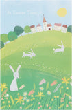 Set of five Easter greeting cards featuring bunny illustrations by UK Greetings, perfect for celebrating the holiday.