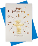 Happy Father's Day greeting card from UK Greetings featuring a cheerful design and heartfelt message for dad.