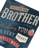 Heartfelt Brother Bond greeting card by UK Greetings featuring a heartfelt design perfect for celebrating brotherly love.