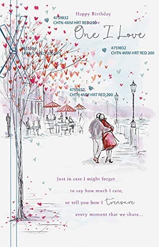 Heartfelt couple birthday greeting card from UK Greetings, featuring romantic design and heartfelt message for special occasions.