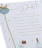 Heartfelt Dad Father's Day greeting card from UK Greetings, featuring a heartfelt message and festive design.