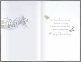 Heartwarming village pub walk greeting card for son and daughter-in-law, featuring charming artwork by UK Greetings.