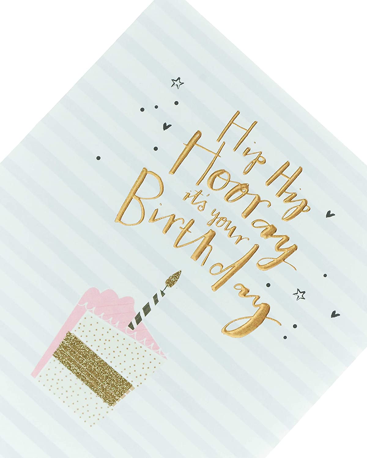 Colorful Hip Hip Hooray Friend birthday greeting card from UK Greetings, featuring cheerful design and festive lettering.