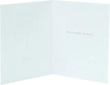 Colorful Hip Hip Hooray Friend birthday greeting card featuring cheerful illustrations, from UK Greetings.