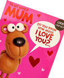 UK Greetings hugging arms mum birthday greeting card with heartfelt design, perfect for celebrating a special mother's day.