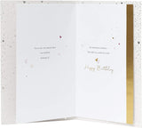 UK Greetings husband and dad birthday greeting card with colorful design and heartfelt message for special occasions.
