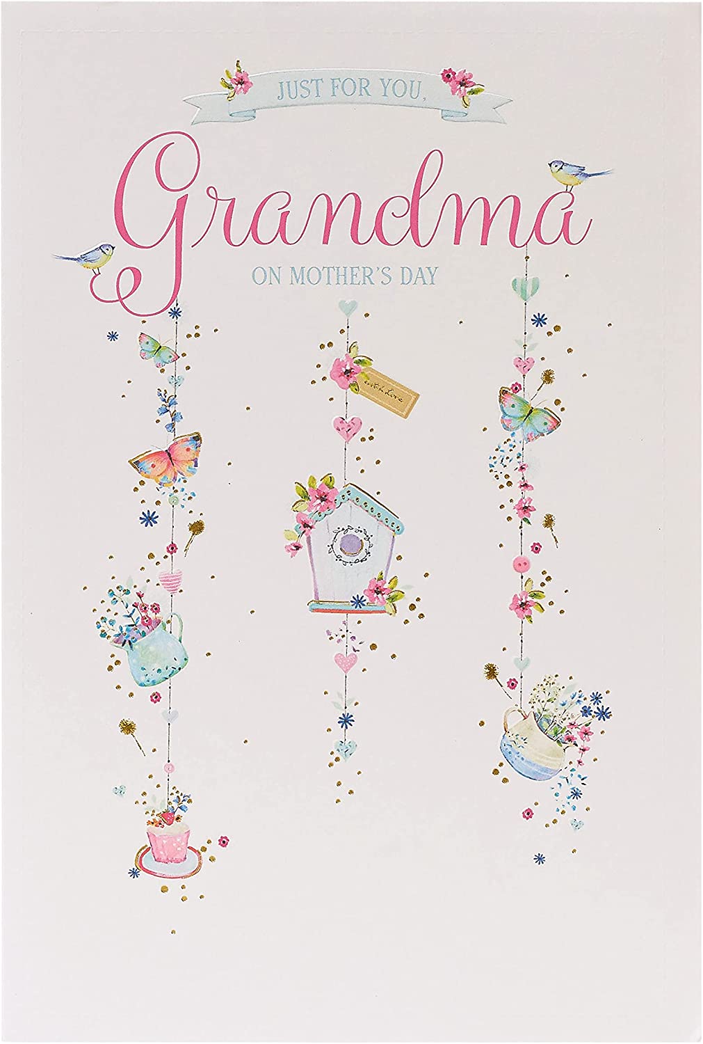 UK Greetings Integrated-Grandma greeting card featuring a heartfelt design, perfect for celebrating grandmothers.