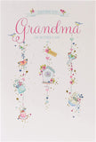 UK Greetings Integrated-Grandma greeting card featuring a heartfelt design, perfect for celebrating grandmothers.