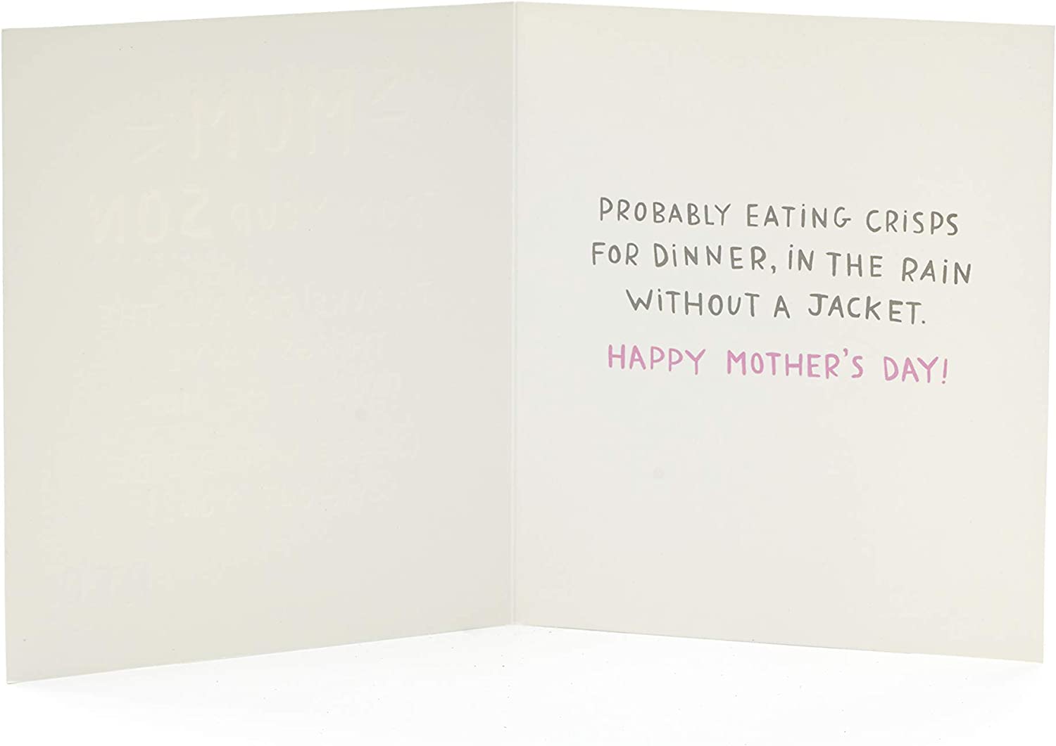 UK Greetings integrated greeting card for son featuring heartfelt message, suitable for celebrating special occasions.