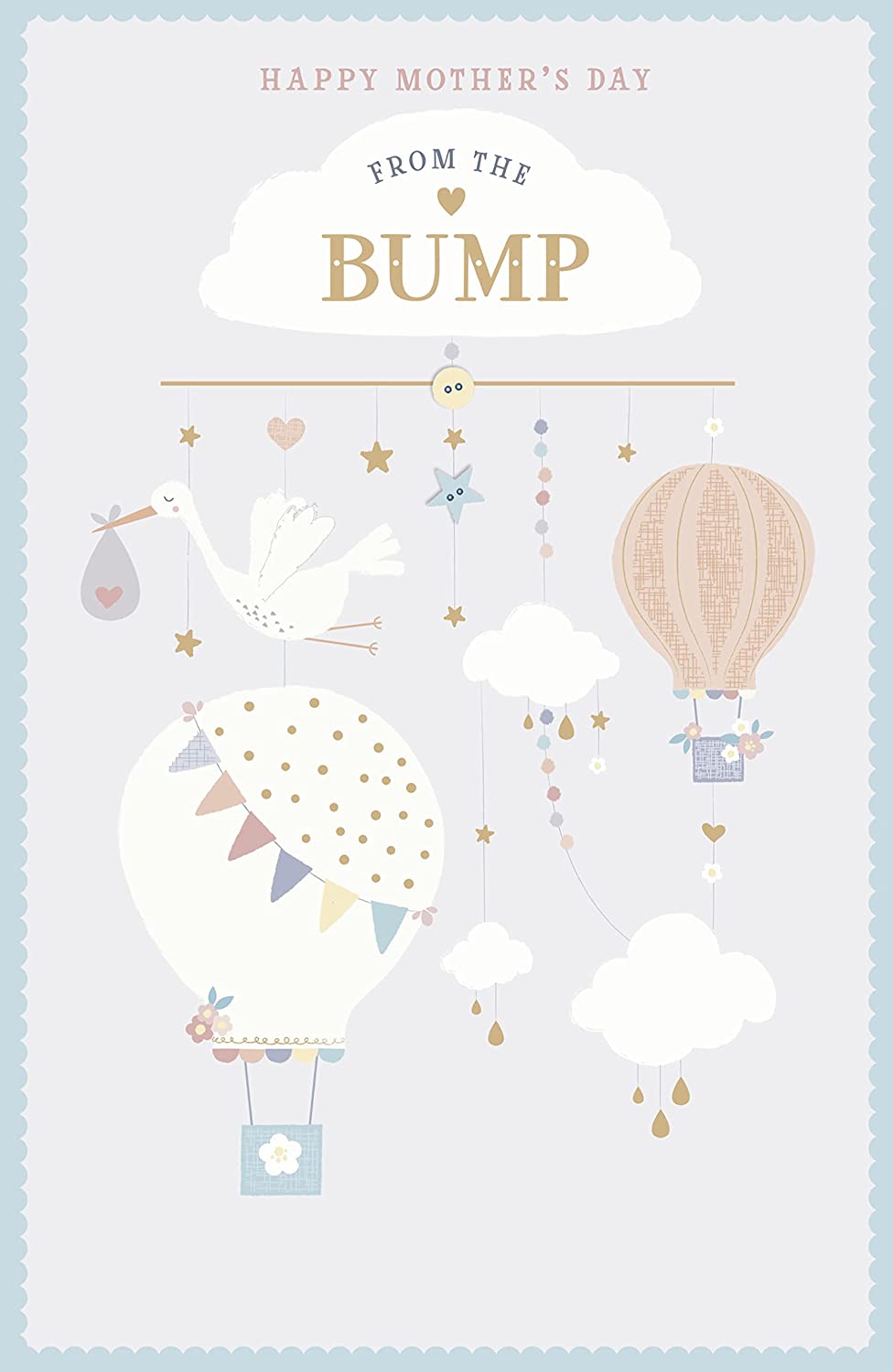 Integrated Mum To Be Pregnancy Journal greeting card with 90 pages, featuring heartfelt designs for expecting mothers.