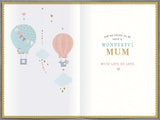Integrated Mum To Be Pregnancy Journal greeting card with 90 pages, featuring a heartfelt design for celebrating pregnancy milestones.