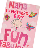 UK Greetings Integrated-Nana greeting card, featuring heartfelt design, suitable for celebrating grandmothers and special occasions.