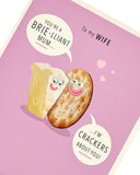 UK Greetings Integrated-Wife greeting card featuring heartfelt message with floral design and elegant typography.