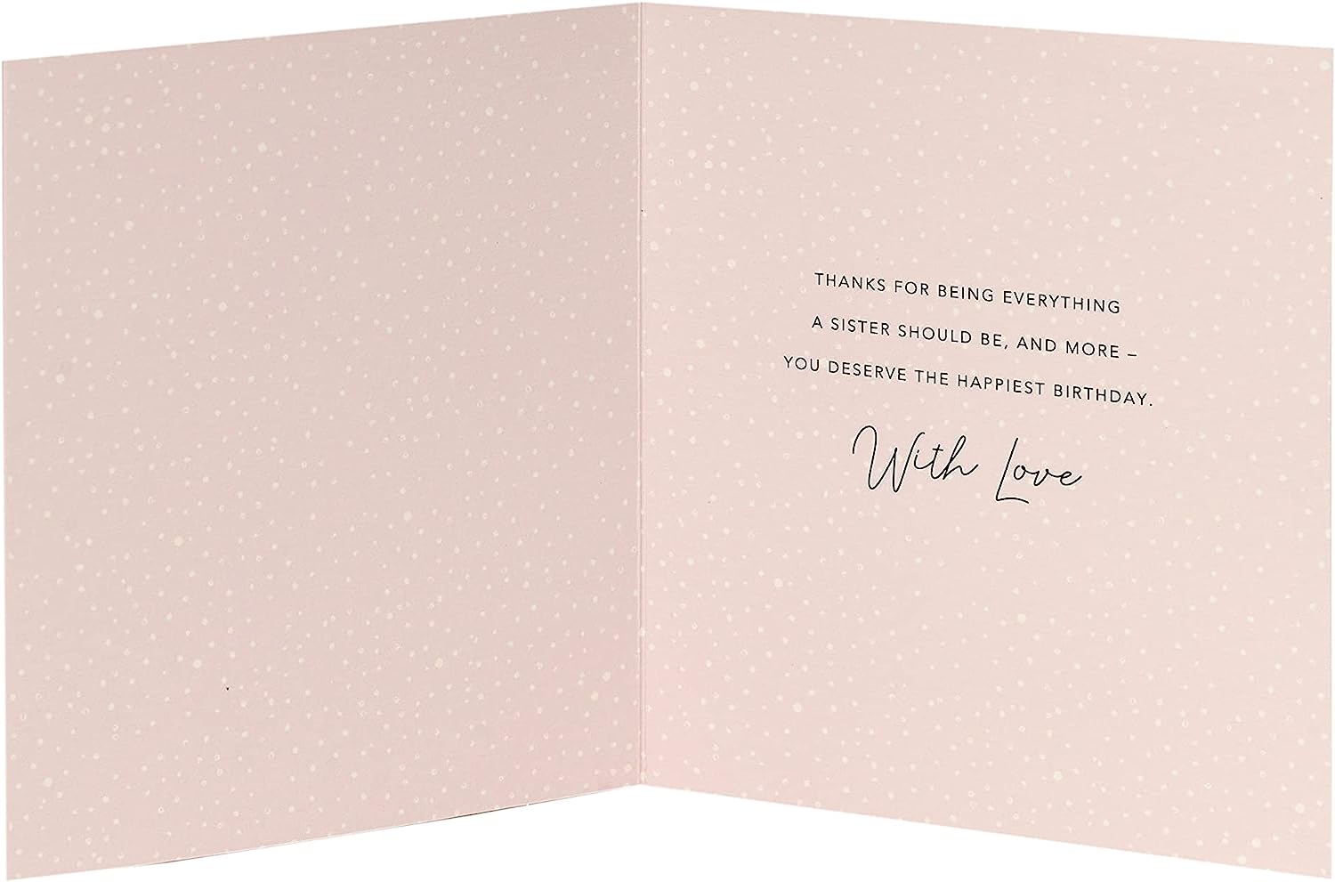 Intricate floral sister birthday greeting card with colorful floral design, ideal for celebrating a special sister's birthday.