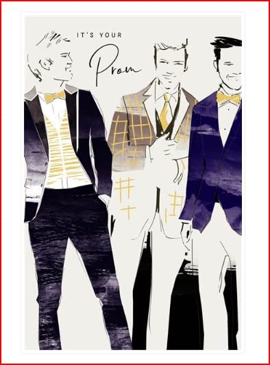 It's Your Prom greeting card by UK Greetings featuring elegant design and heartfelt message for prom attendees.