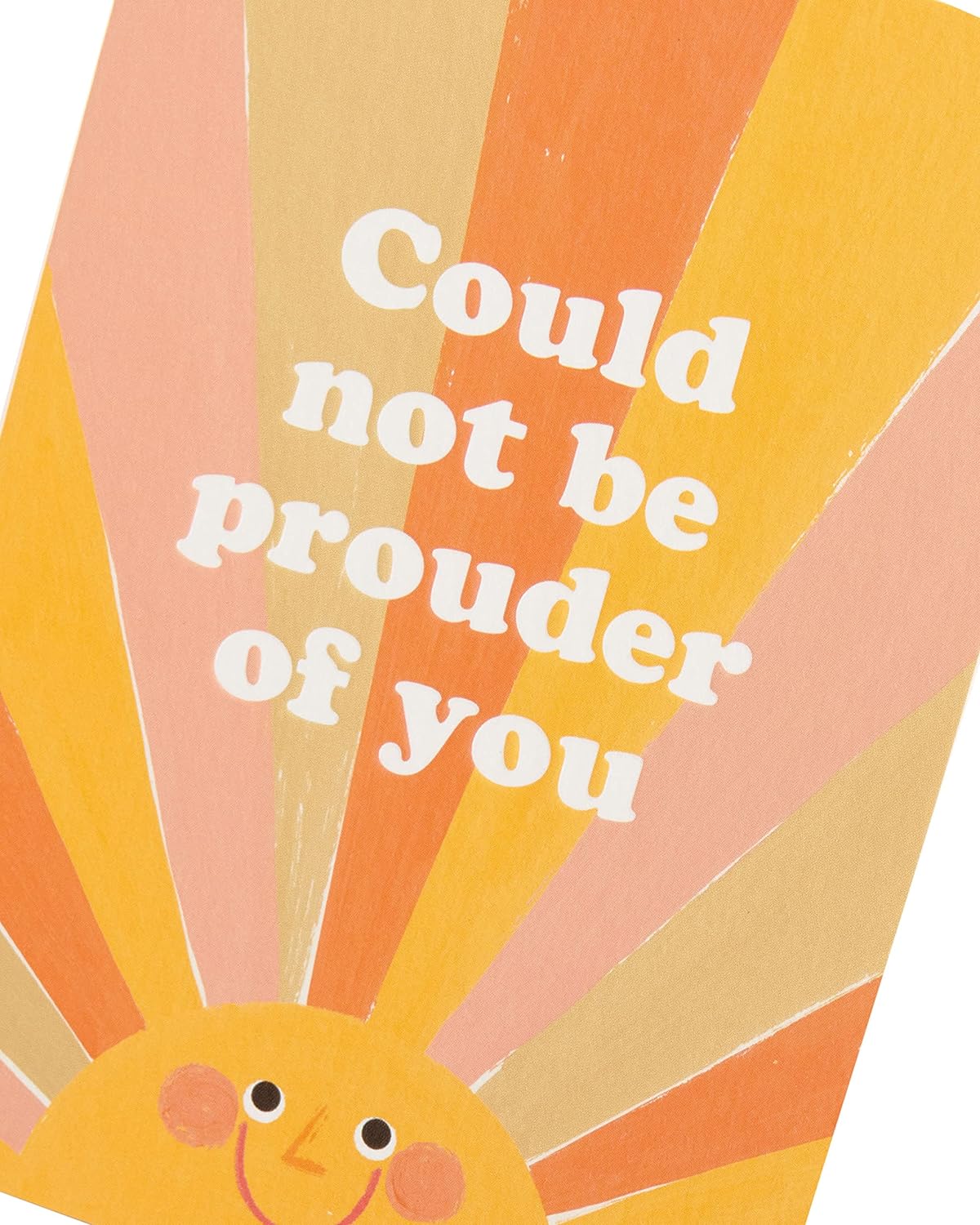 Kindred "Could Not Be Prouder" greeting card by UK Greetings featuring heartfelt message and colorful floral design.