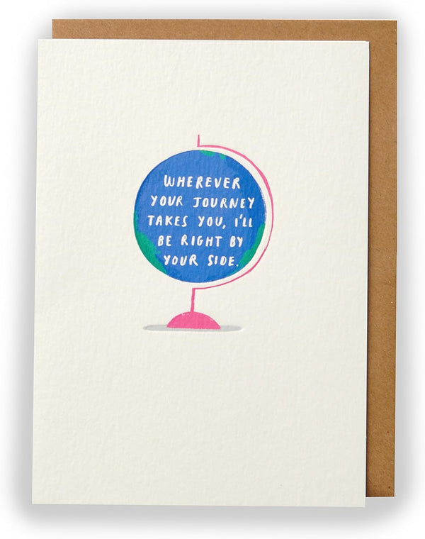 Kindred "I'll Be Right By Your Side" greeting card by UK Greetings with heartfelt message and floral design.