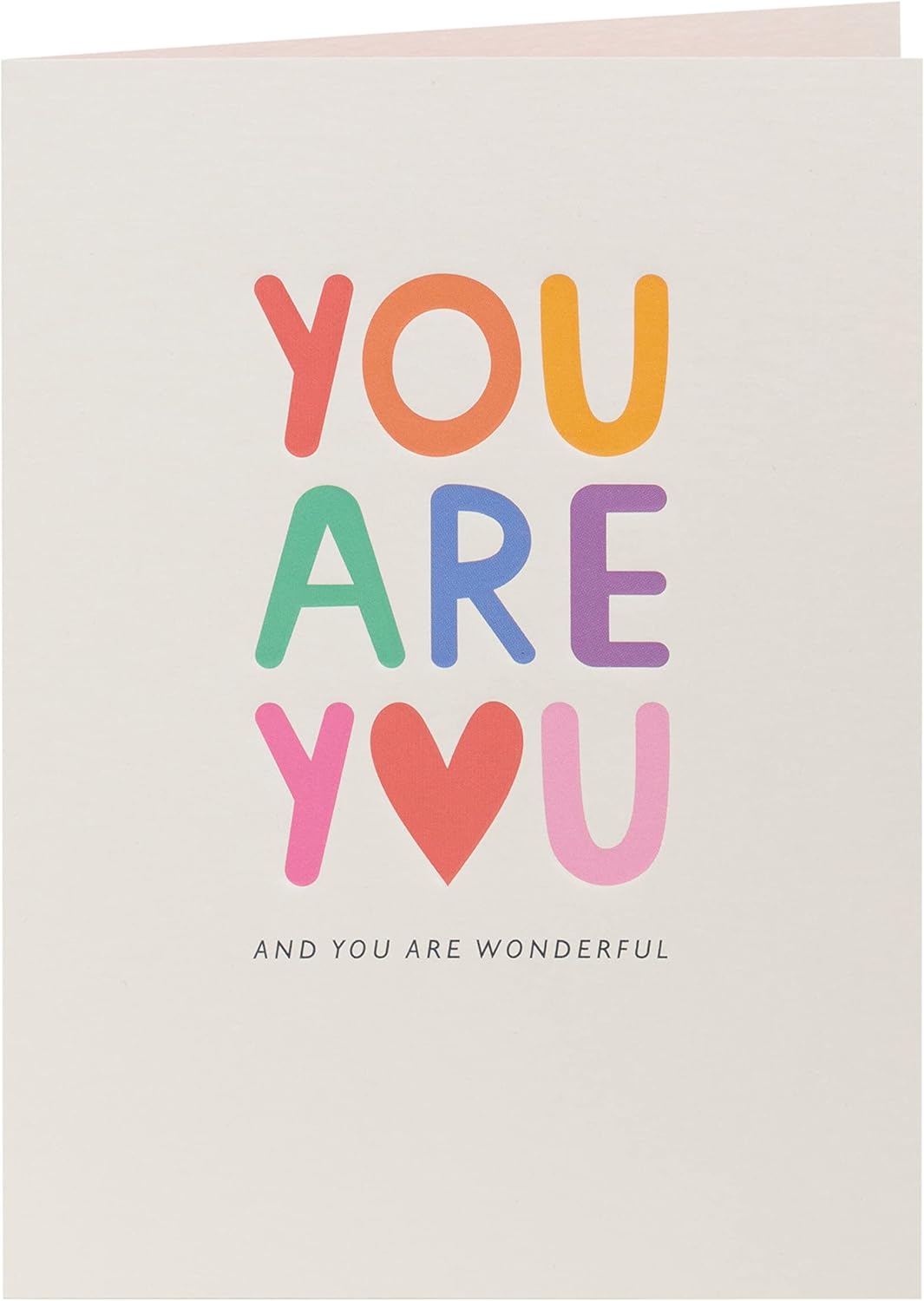 UK Greetings Kindred You Are You Pride greeting card featuring colorful, uplifting design and heartfelt message inside.