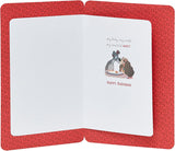 Lady & Tramp Romantic Wife greeting card by UK Greetings featuring classic Disney characters in a romantic scene.