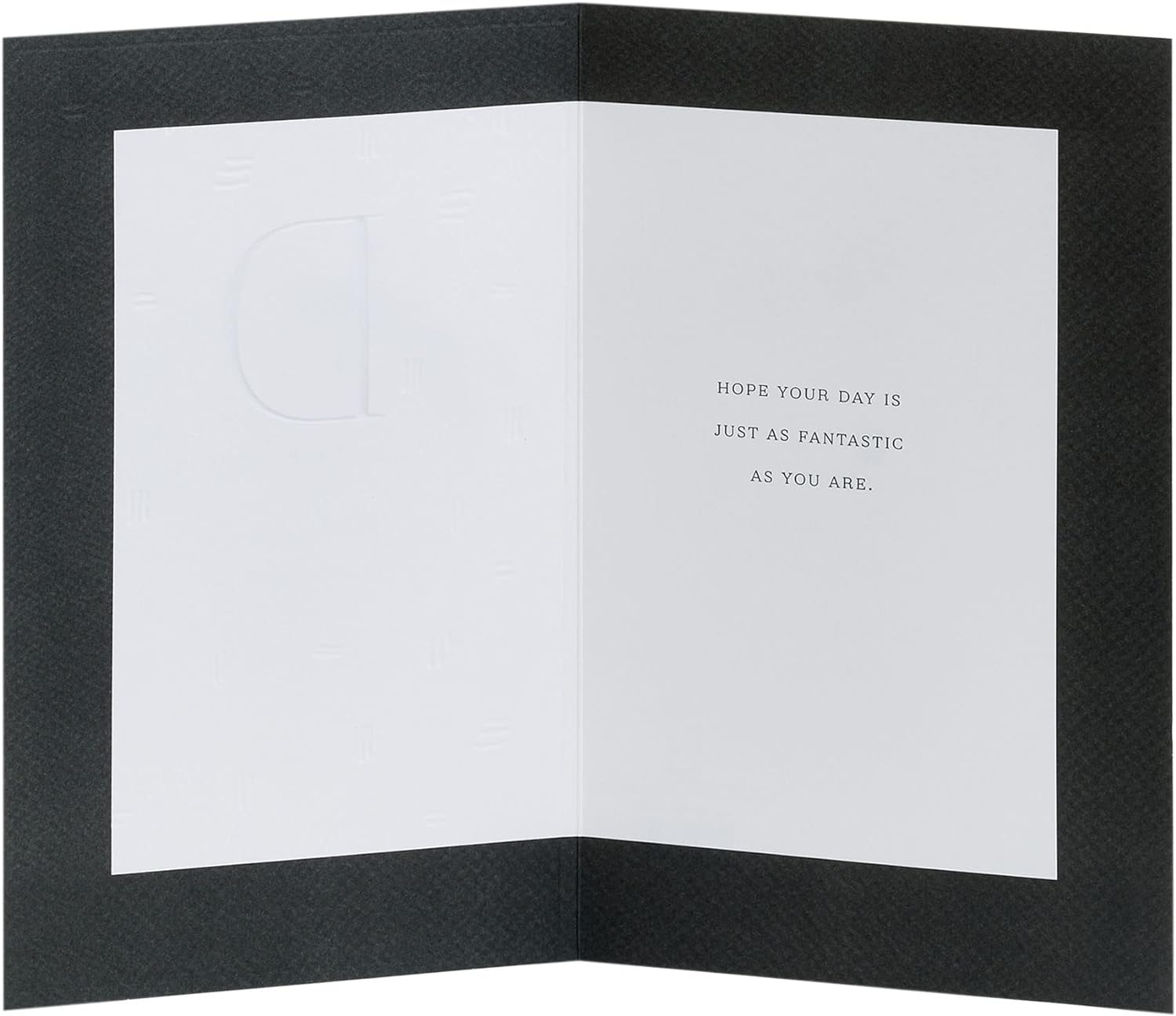 Father's Day greeting card featuring the letter D design by UK Greetings, with colorful illustrations and heartfelt message inside.
