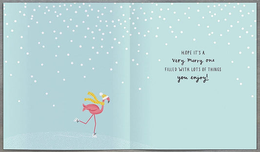 Lovely Niece Christmas greeting card from UK Greetings featuring festive cheer and heartfelt holiday wishes.