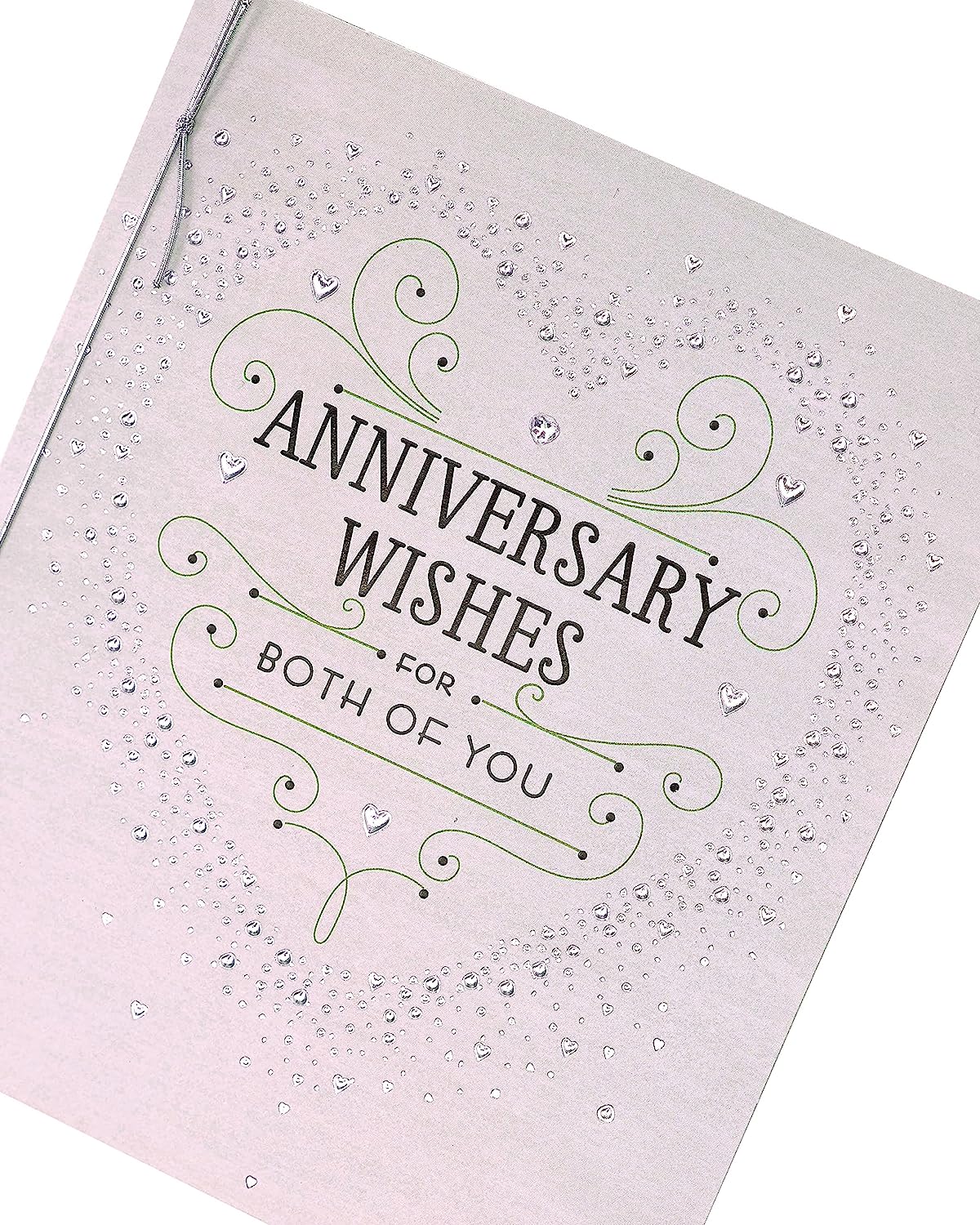 Luxury anniversary couple greeting card by UK Greetings featuring elegant design and romantic imagery.