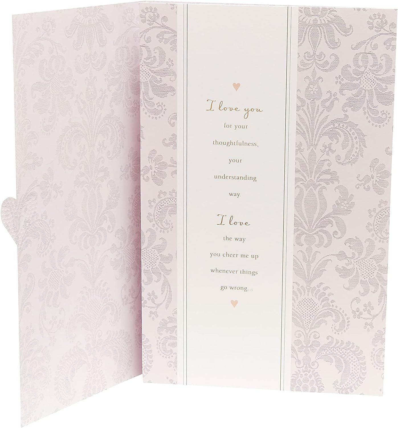 Man I Love Lovely Verse birthday greeting card by UK Greetings featuring heartfelt message and colorful design.