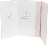 Man I Love Lovely Verse birthday greeting card by UK Greetings featuring heartfelt message and colorful design.
