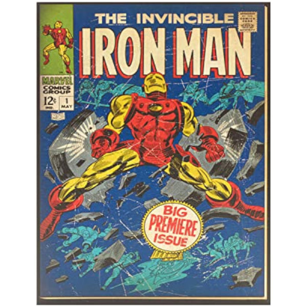 Marvel Avengers retro vintage birthday greeting card featuring classic superhero characters for fans and special celebrations.