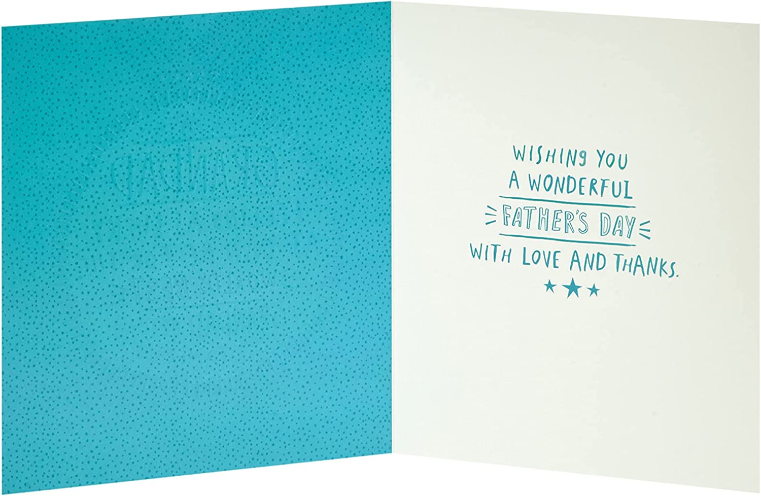 Father's Day greeting card for Grandad featuring medal design, by UK Greetings, with colorful, celebratory artwork.
